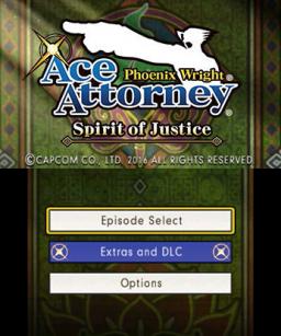 Phoenix Wright: Ace Attorney - Spirit of Justice Title Screen